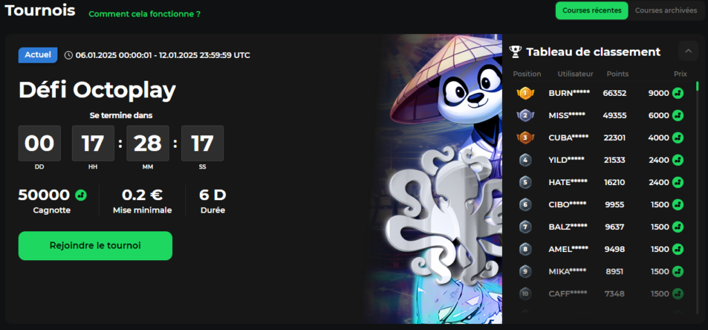 Wekelijkse toernooien van Betify Casino