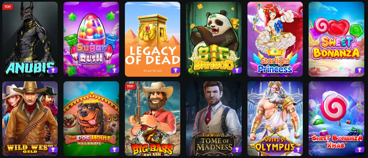 Spellen bij Betify Casino